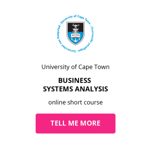 uct business systems analysis online short course getsmarter chief technology officer